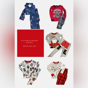 Boys Holiday Pajamas. Size 5/6